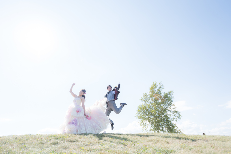 丘のうえでジャンプ