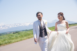山の見える場所でのWedding　Photo／【お客様の声】