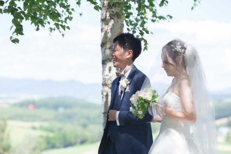 二人だけのフォトのセレモニー