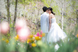 ガーデンの中でのWedding　Photo／【お客様の声】