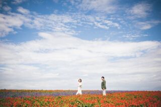 結婚の記念に、思い出の富良野で撮影【お客様の声】