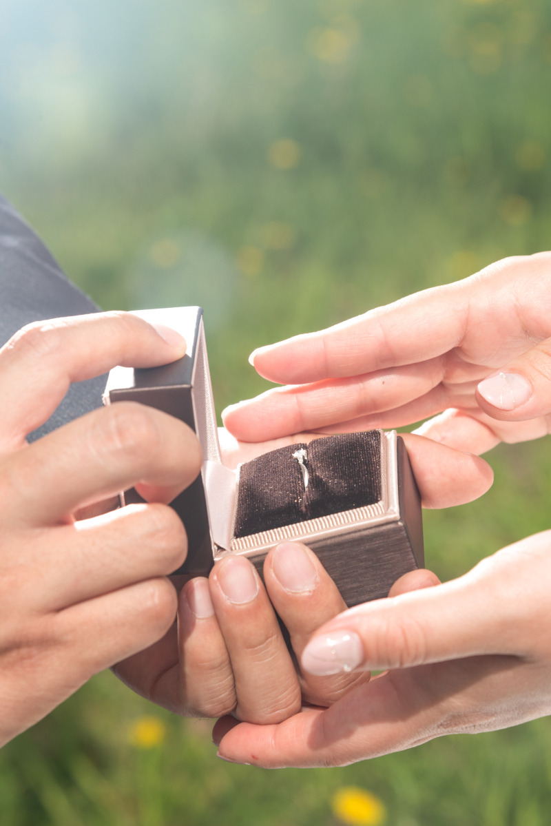 大切な婚約指輪