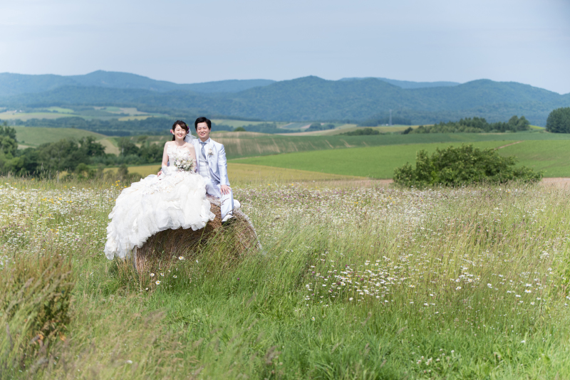 奈良からご結婚式の前撮りで美瑛にドローン動画もお選びにお客様の声