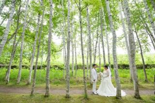 北海道の大自然と一緒にWedding　Photo／【お客様の声】