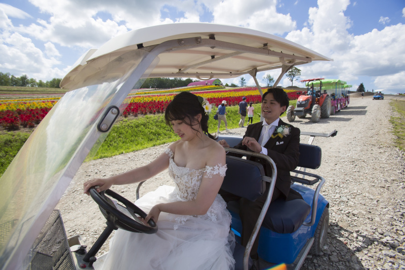 おふたりカートにチャレンジ