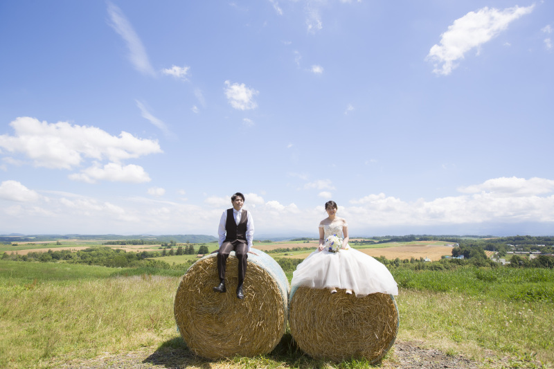スタートは牧草ロール