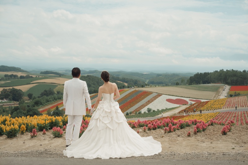 キレイな背景の中でのWedding Photo/【お客様の声】