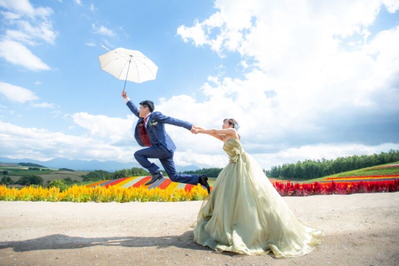 ドローン撮影も