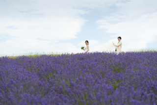 富良野ラベンダー、四季彩の丘、青い池