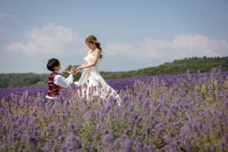 ラベンダー畑でのWedding　Photo／【お客様の声】