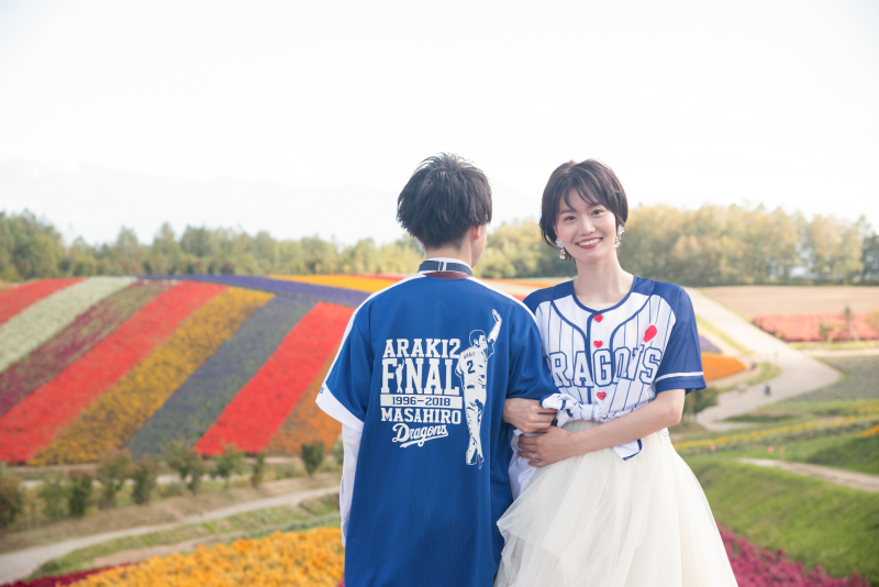 後ろ姿もばっちり