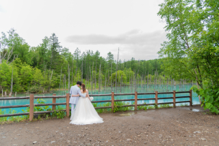 美瑛にてWedding　Photo／和装＆洋装