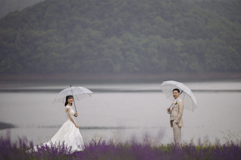 雨の中で幻想的なWedding　Photo／【お客様の声】