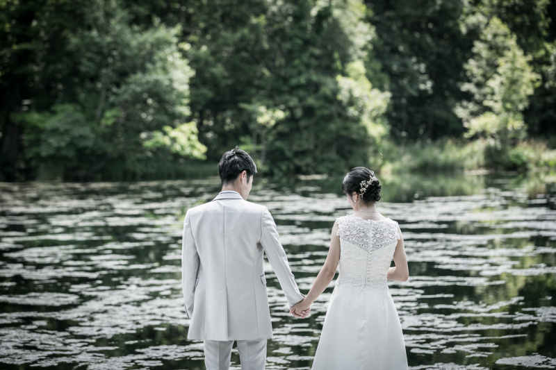 北海道の景色の中でのWedding　Photo／【お客様の声】
