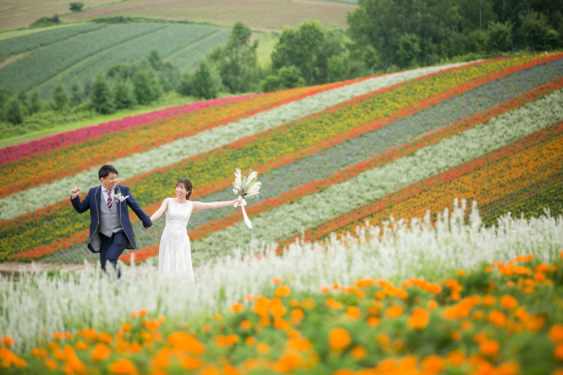 動物とお花盛りだくさんのWedding　Photo