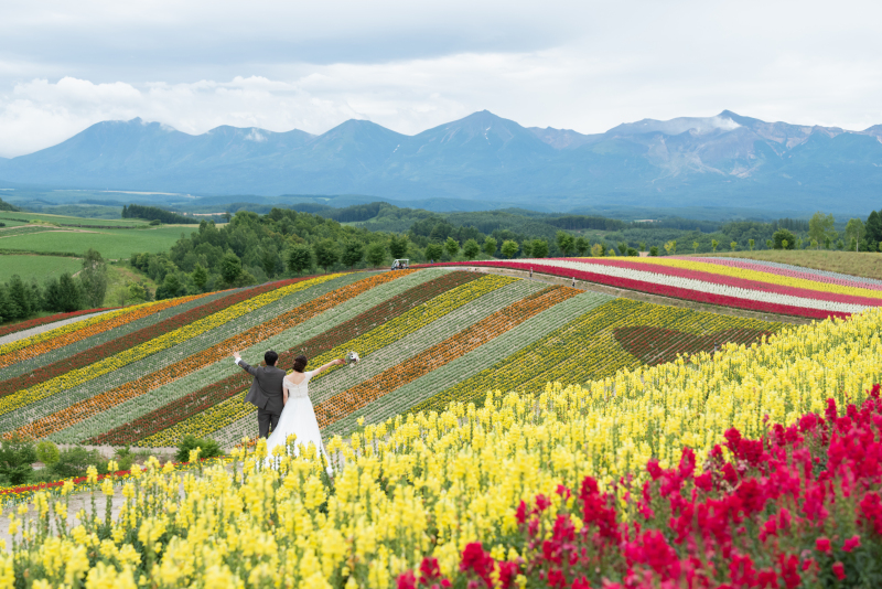 一目ぼれで決めた美瑛でのWedding Photo/【お客様の声】