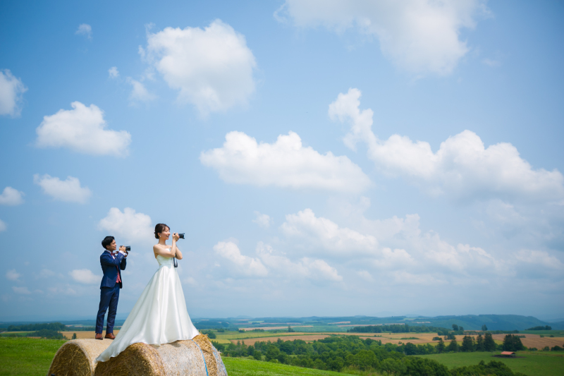 北海道が凝縮された美瑛・富良野でのWedding　Photo／【お客様の声】