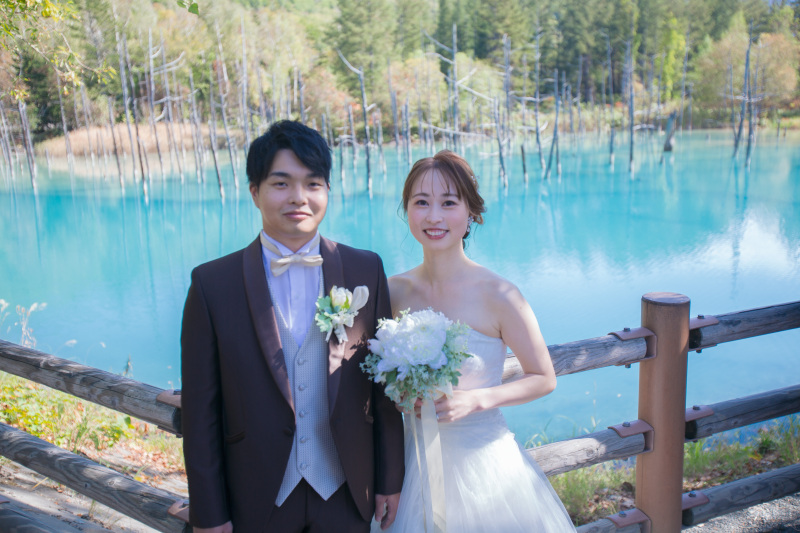 フォトセレモニーは最適な青い池