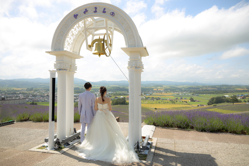 ラベンダーとお花畑の中でのWedding　Photo／【お客様の声】