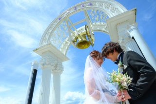 新婚旅行の思い出の場所でWedding Photo／【お客様の声】