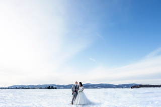 丘のうえ（Hills Studio）_冬の北海道　旭川護国神社　雪の大地　
