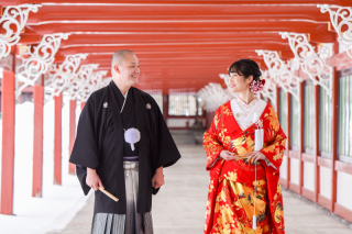 丘のうえ（Hills Studio）_冬の北海道　旭川護国神社　雪の大地　