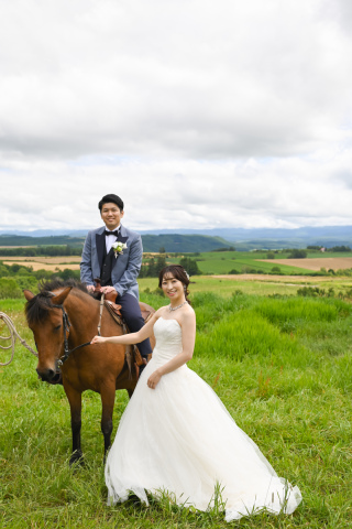 羊と馬欲張りに撮影