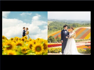 デザイン2面台紙スクエア型