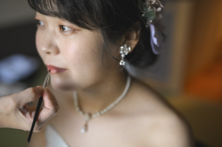 新婦メイクチェンジ