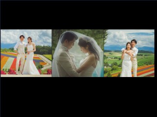 デザイン3面台紙スクエア型