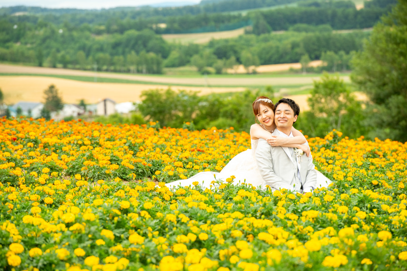 【かなやま湖＆美瑛・富良野】2ヵ所ドレス2点シンプルデータ（色補正・美肌レタッチ済データ200 カット）