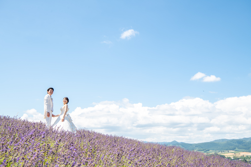 【かなやま湖＆美瑛・富良野】2ヵ所ドレス2点シンプルデータ（色補正・美肌レタッチ済データ200 カット）