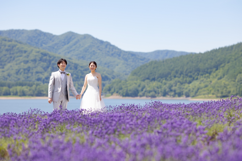 【かなやま湖＆美瑛・富良野】2ヵ所ドレス2点シンプルデータ（色補正・美肌レタッチ済データ200 カット）