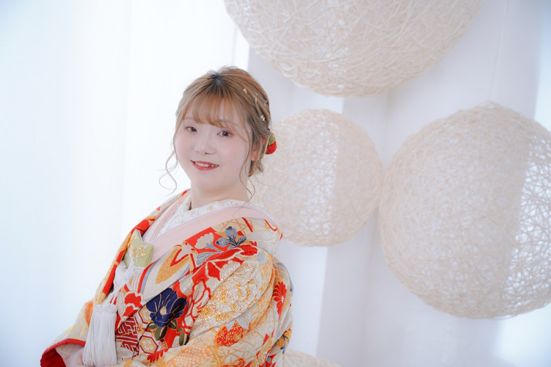 和装のソロショットも♡