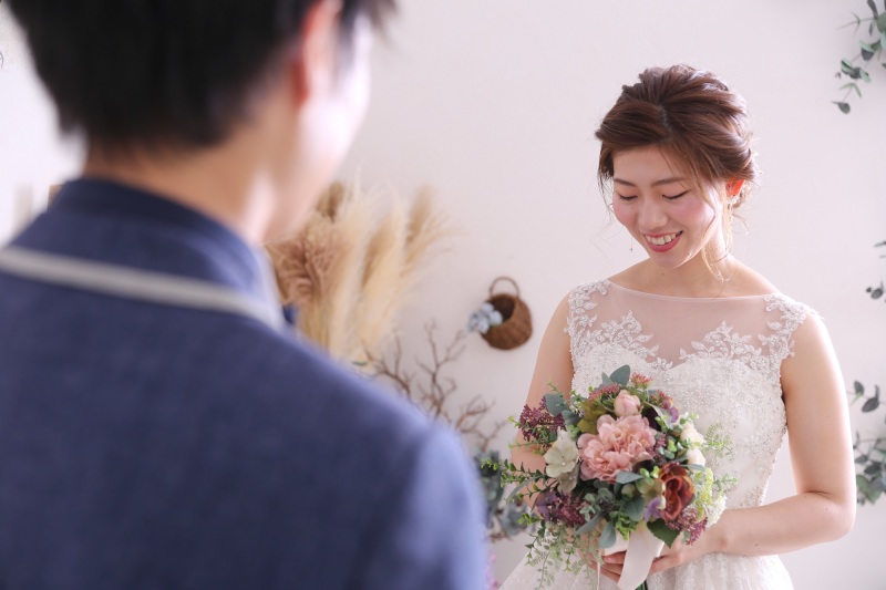 ブーケを見つめて...