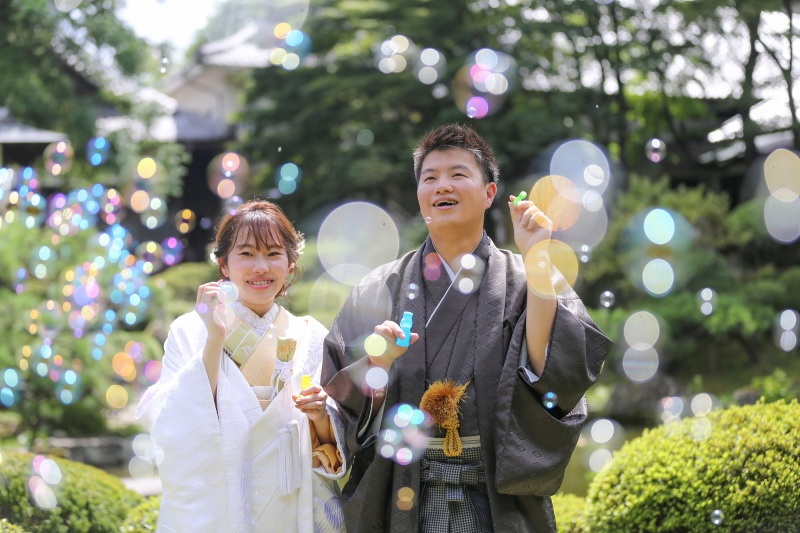 シャボン玉フォト♡