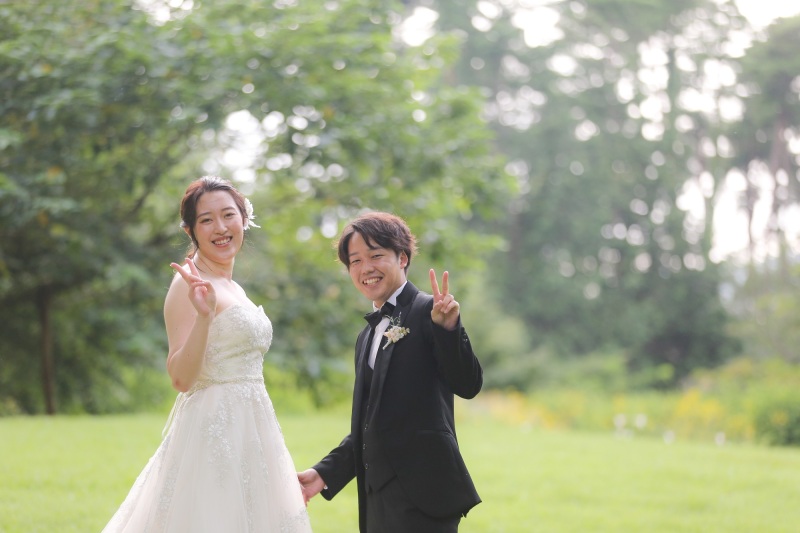 最後はピース！