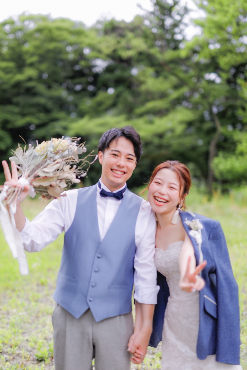 最後はピース♡