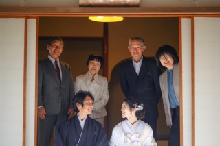 緑水庵にて愛溢れる撮影を