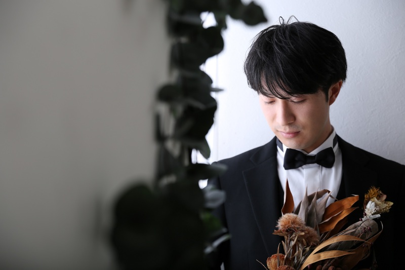 新郎様ソロショットも!