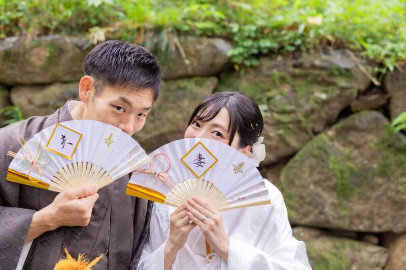 持込の小物で