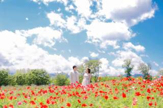 和洋装公園ロケ♪