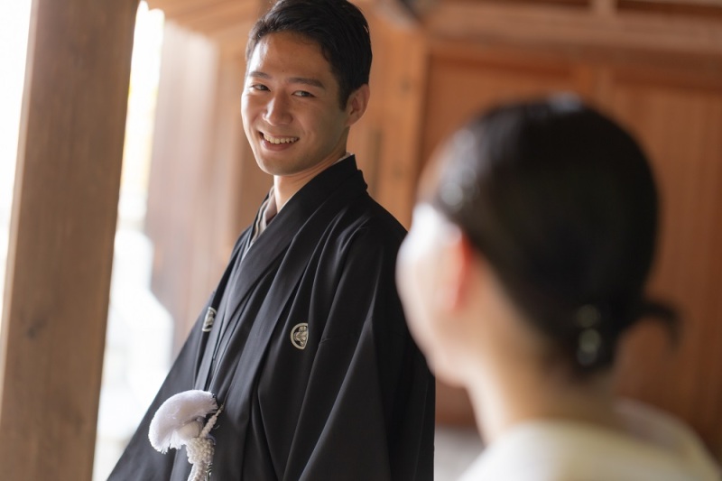 笑顔のショットも