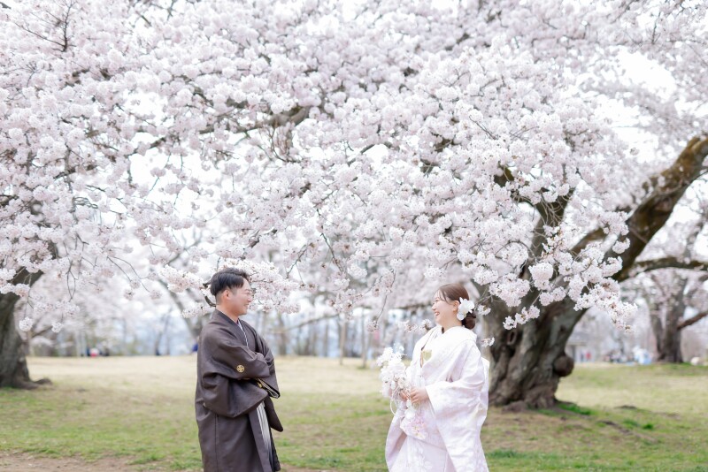 満開の桜と笑顔!