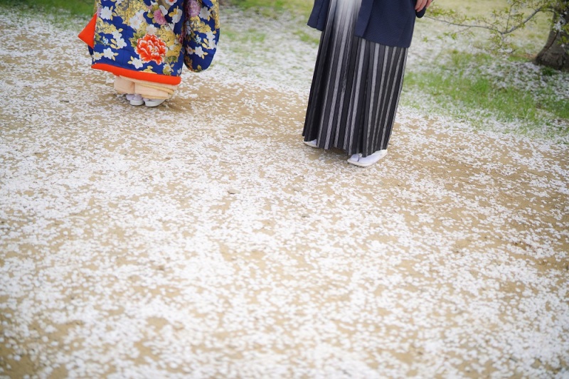 足元も満開♡