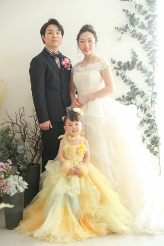 洋装スタジオ撮影