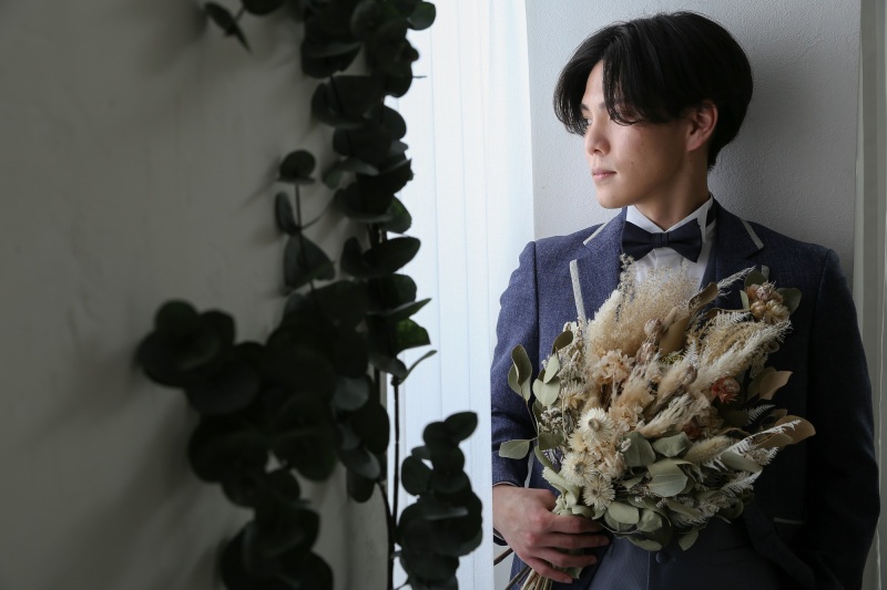 新郎様ソロショットも！
