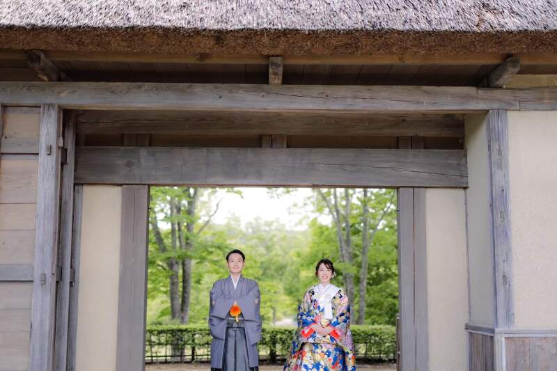 和装にチェンジ