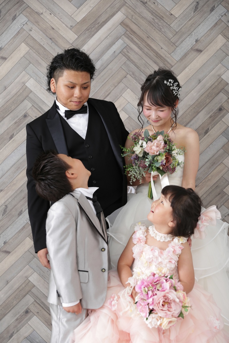 家族写真も!