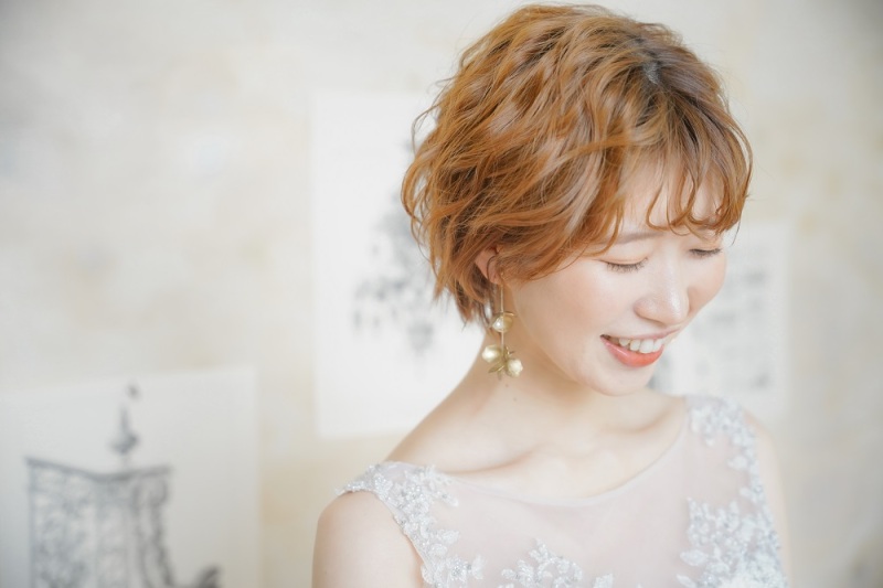 ご新婦様のヘアスタイル